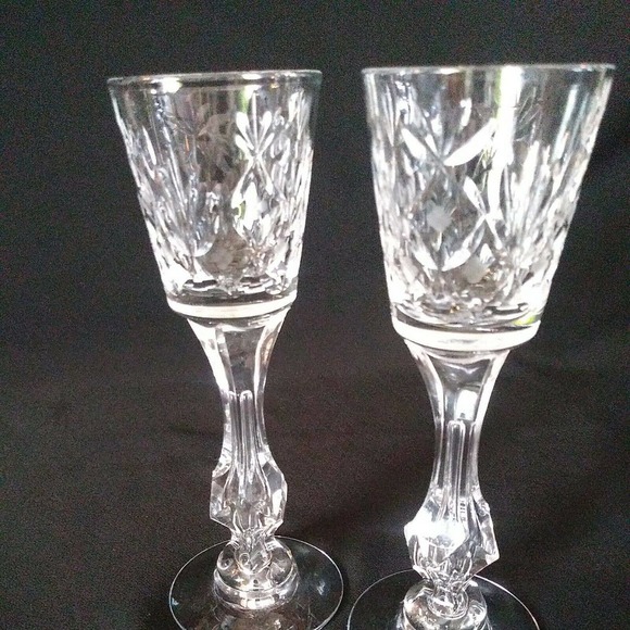 2 Tiffin Franciscan Air Bubble Stem Glasses. - Picture 12 of 12